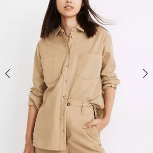 MADEWELL moleskin sunday shirt NWT